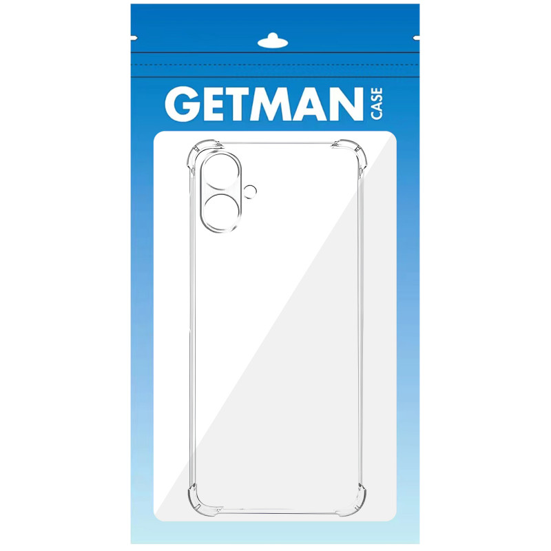Фото TPU чохол GETMAN Ease logo посилені кути Full Camera на TECNO Spark Go 2 (KM4) (Бесцветный (прозрачный)) в маназині vchehle.ua