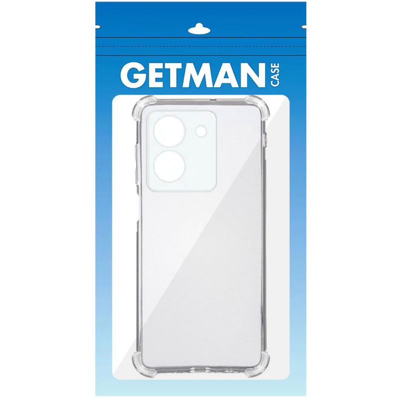 Фото TPU чехол GETMAN Ease logo усиленные углы Full Camera для Vivo Y36 (Бесцветный (прозрачный)) в магазине vchehle.ua