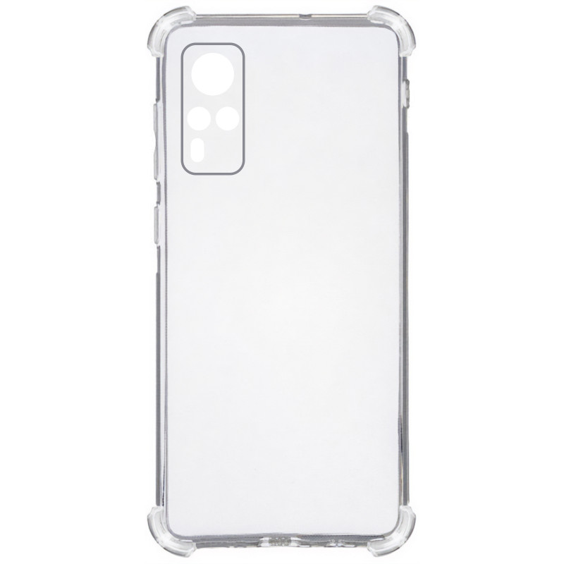 Фото TPU чохол GETMAN Ease logo посилені кути Full Camera на Vivo Y51a (Прозорий (прозорий)) в маназині vchehle.ua