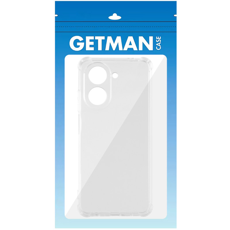 Купить TPU чехол GETMAN Ease logo усиленные углы Full Camera для Xiaomi Redmi A5 / Poco C71 (Бесцветный (прозрачный)) на vchehle.ua