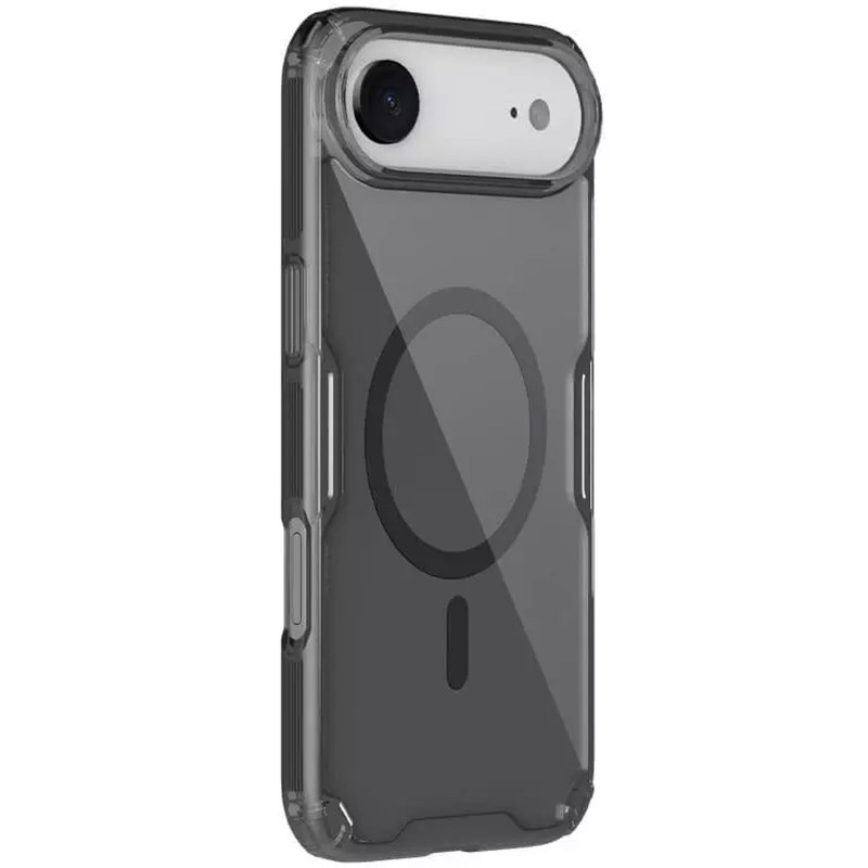 TPU чехол Nillkin Nature Pro Magnetic для Apple iPhone 17 Air (6.5") (Черный (прозрачный))