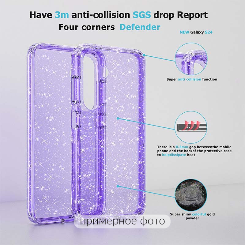 Заказать TPU чехол Nova для Samsung Galaxy A17 4G/5G (Purple) на vchehle.ua