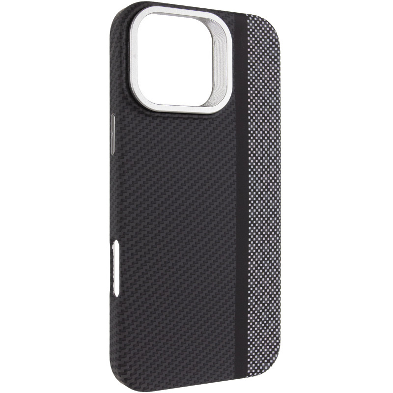 TPU чохол Pixel Craft with Magnetic Safe на Apple iPhone 16 (6.1") (Carbon Line)