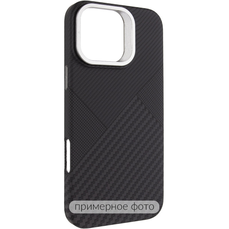 TPU чохол Pixel Craft with Magnetic Safe на Apple iPhone 16 (6.1") (Graphite Flow)