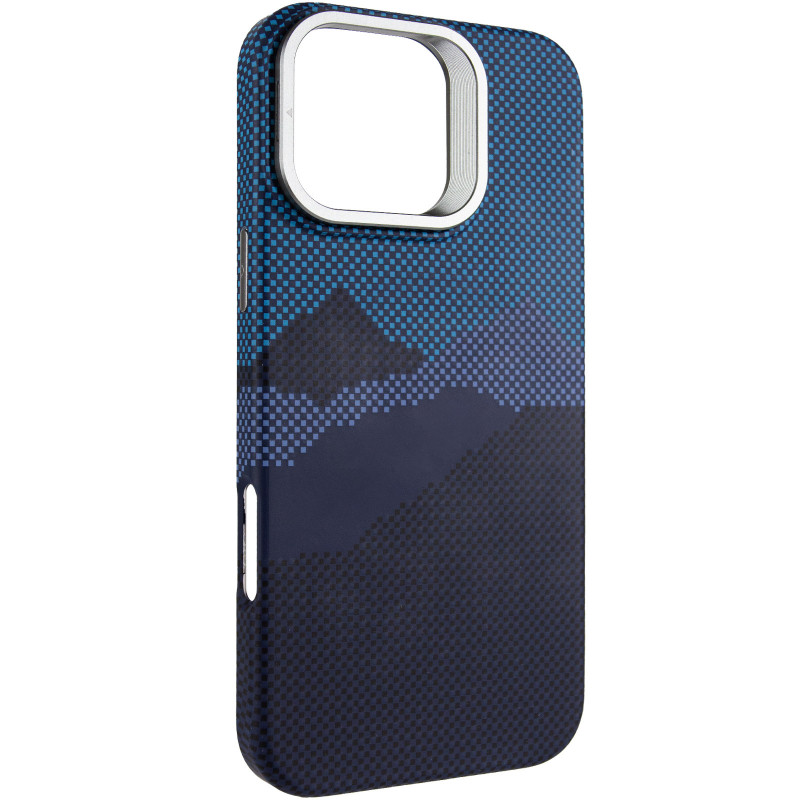 TPU чохол Pixel Craft with Magnetic Safe на Apple iPhone 16 (6.1") (Mountain Blue)