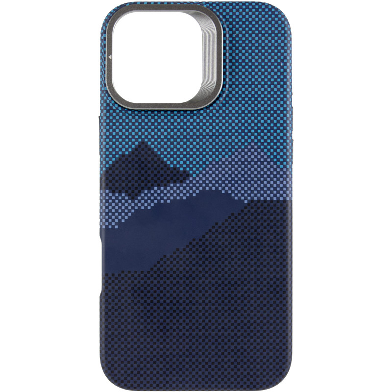 Фото TPU чохол Pixel Craft with Magnetic Safe на Apple iPhone 16 (6.1") (Mountain Blue) на vchehle.ua