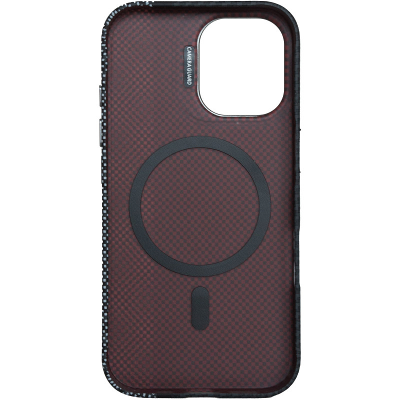 Фото TPU чехол Pixel Craft with Magnetic Safe для Apple iPhone 16 Pro (6.3") (Carbon Line) в магазине vchehle.ua