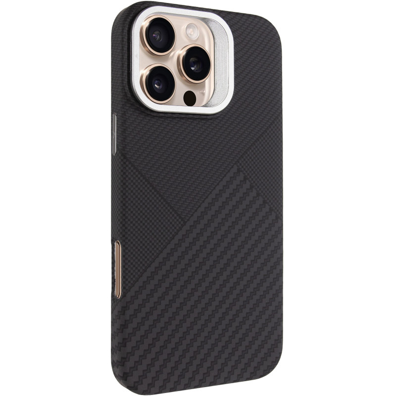 TPU чехол Pixel Craft with Magnetic Safe для Apple iPhone 16 Pro (6.3") (Graphite Flow)