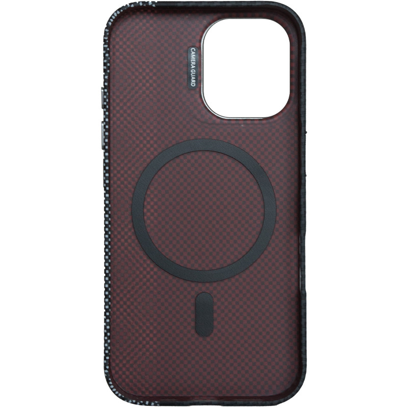 Фото TPU чехол Pixel Craft with Magnetic Safe для Apple iPhone 16 Pro (6.3") (Graphite Flow) в магазине vchehle.ua