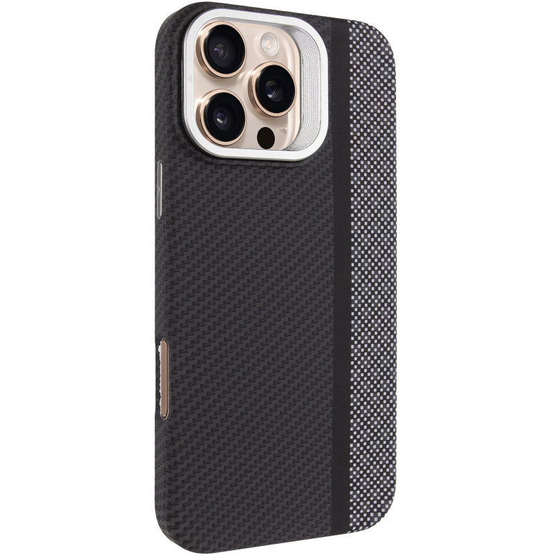TPU чохол Pixel Craft with Magnetic Safe на Apple iPhone 16 Pro Max (6.9") (Carbon Line)