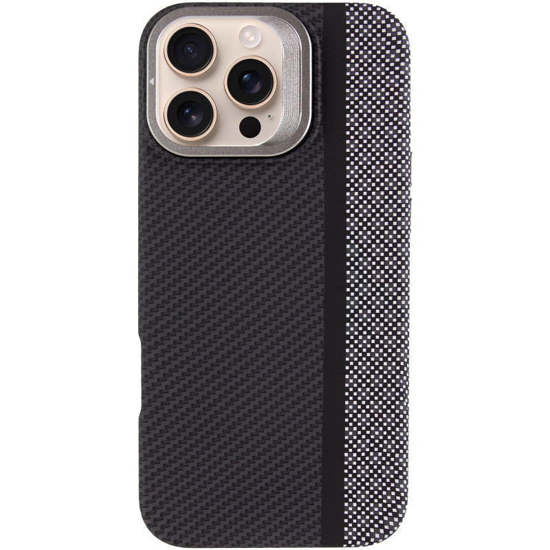 Фото TPU чохол Pixel Craft with Magnetic Safe на Apple iPhone 16 Pro Max (6.9") (Carbon Line) на vchehle.ua