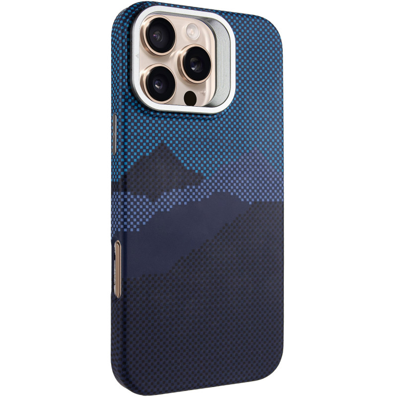 TPU чохол Pixel Craft with Magnetic Safe на Apple iPhone 16 Pro Max (6.9") (Mountain Blue)