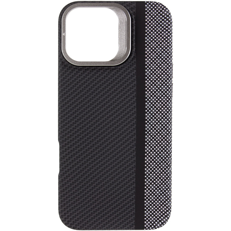 Фото TPU чехол Pixel Craft with Magnetic Safe для Apple iPhone 17 (6.3") (Carbon Line) на vchehle.ua