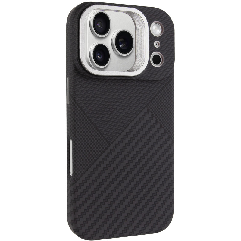 TPU чехол Pixel Craft with Magnetic Safe для Apple iPhone 17 Pro (6.3") (Graphite Flow)