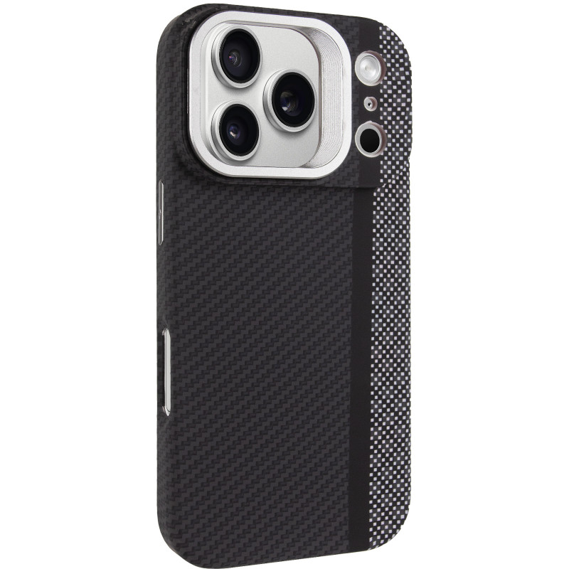 TPU чехол Pixel Craft with Magnetic Safe для Apple iPhone 17 Pro Max (6.9") (Carbon Line)