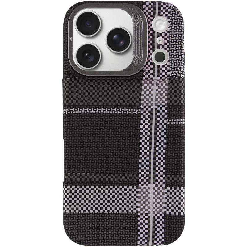 Фото TPU чехол Pixel Craft with Magnetic Safe для Apple iPhone 17 Pro Max (6.9") (Urban Plaid) на vchehle.ua