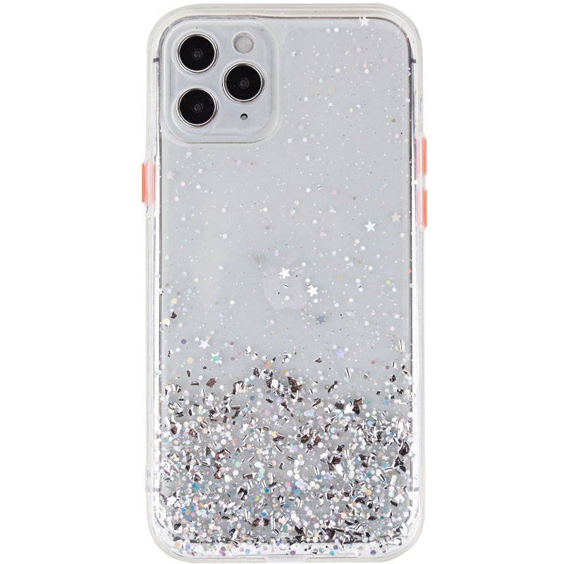 TPU чехол Spangle star с защитой камеры для Apple iPhone 11 Pro Max (6.5") (Прозрачный)