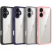 TPU чехол Transparent + Colour 1,5mm для Apple iPhone 16 (6.1")