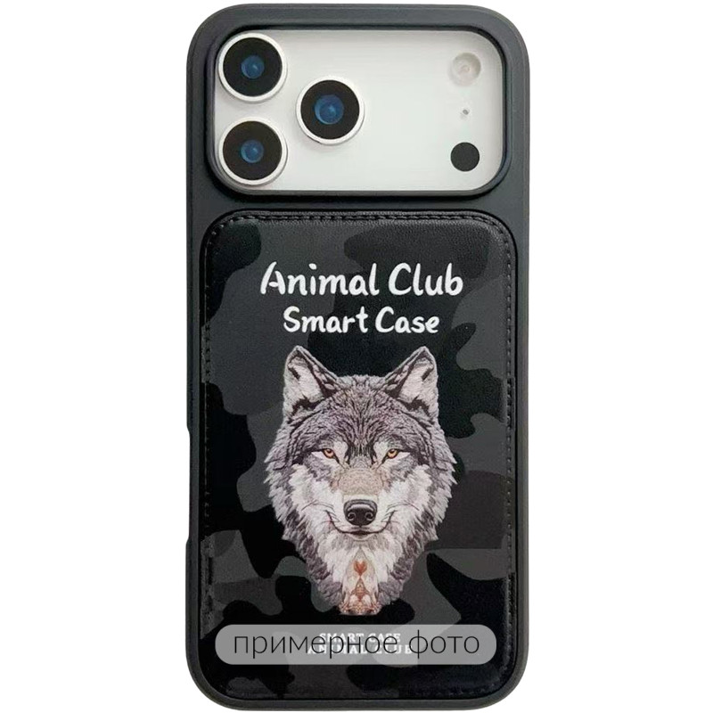 Фото TPU+PC чохол Animal Club на Apple iPhone 16 Pro (6.3") (Black) на vchehle.ua
