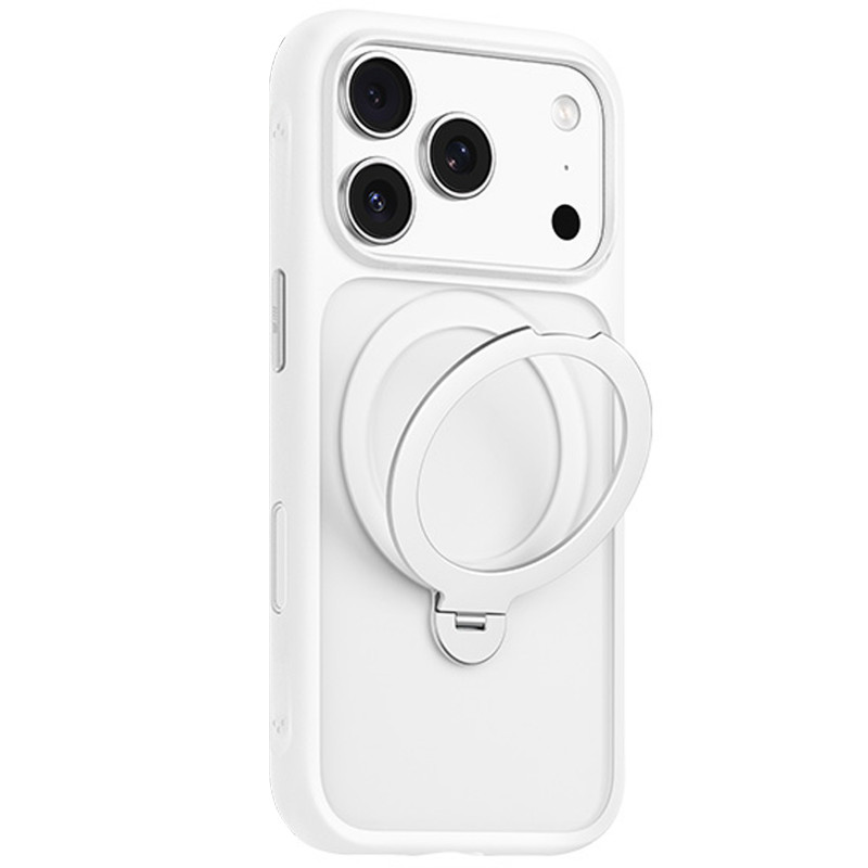 TPU+PC чохол Blueo Skin Friendly 360 Rotatable Stand with Magnetic Safe на Apple iPhone 17 Pro Max (6.9") (White)