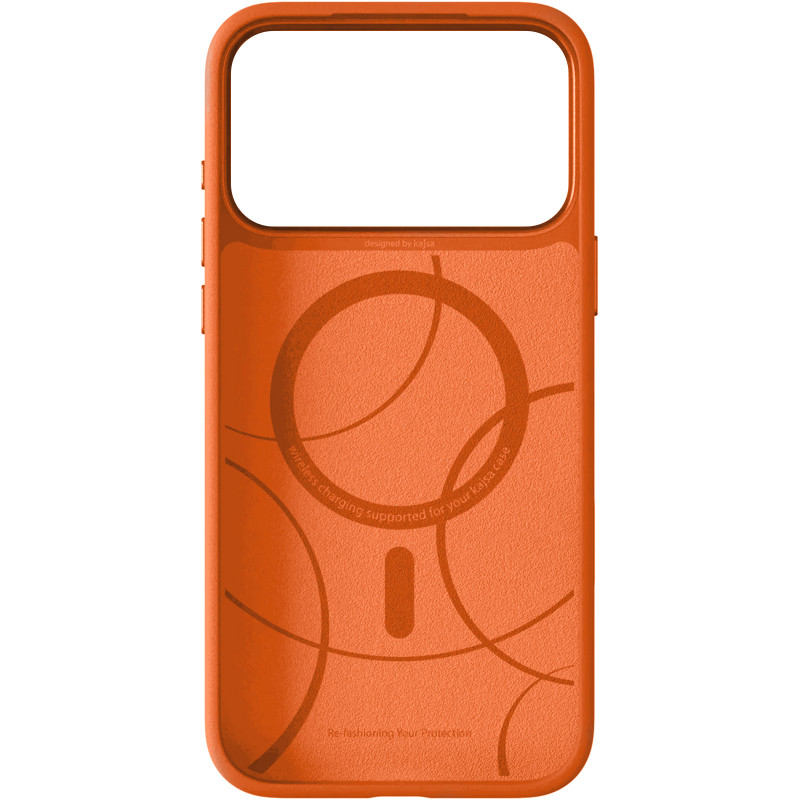 Фото TPU+PC чехол Kajsa Splendid Collection Circle для Apple iPhone 17 Pro (6.3") (Orange Plus) в магазине vchehle.ua