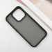 TPU+PC чохол Metal Buttons на Apple iPhone 16 Pro Max (6.9") (Чорний / Black) в магазині vchehle.ua