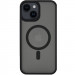 TPU+PC чехол Metal Buttons with Magnetic Safe для Apple iPhone 14 Plus (6.7") (Черный / Black)
