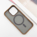 Фото TPU+PC чехол Metal Buttons with Magnetic Safe для Apple iPhone 16 Pro (6.3") (Золотой / Gold) в магазине vchehle.ua