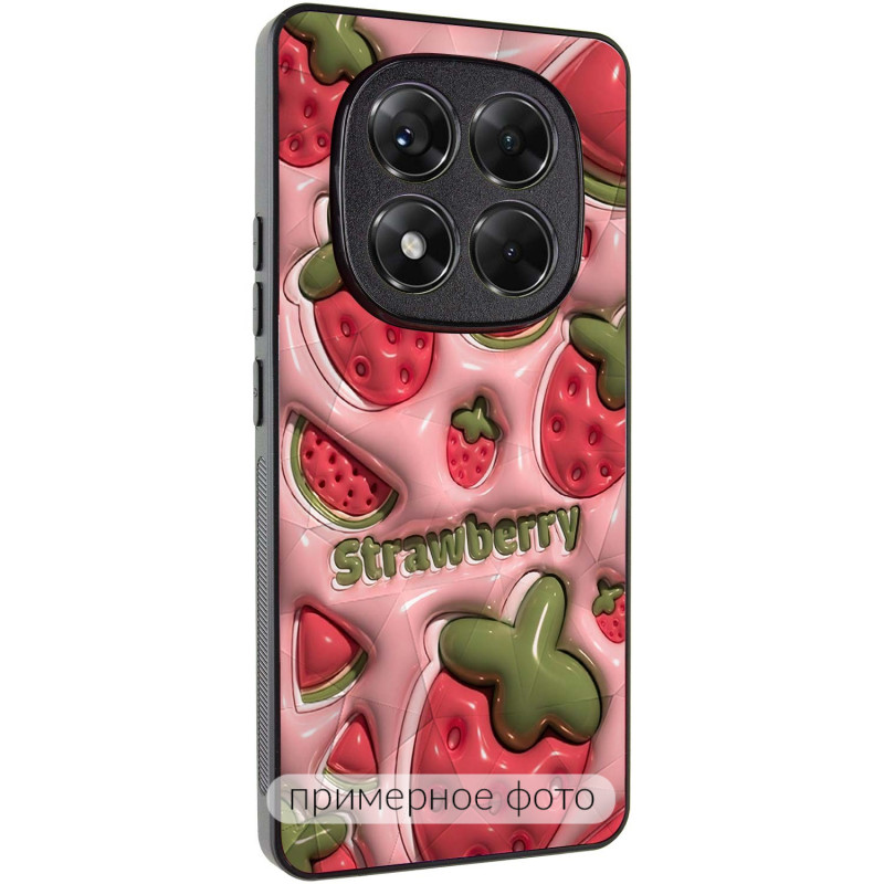 TPU+PC чехол Prisma Fluffie для Xiaomi Redmi Note 14 4G (Int. version) (Watermelon)