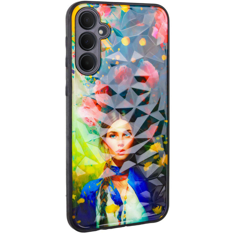 TPU+PC чехол Prisma Ladies для Samsung Galaxy A36 5G (Peonies)