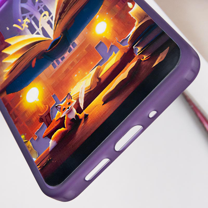 Купити TPU+PC чохол TakiTaki Fantasy magic glow на Apple iPhone 12 Pro / 12 (6.1") (Libraby - Purple) на vchehle.ua