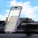 Фото Уцінка Автотримач з БЗП Hoco HW8 Transparent Discovery Edition (center console) (Розкрите пакування / Metal gray) в маназині vchehle.ua