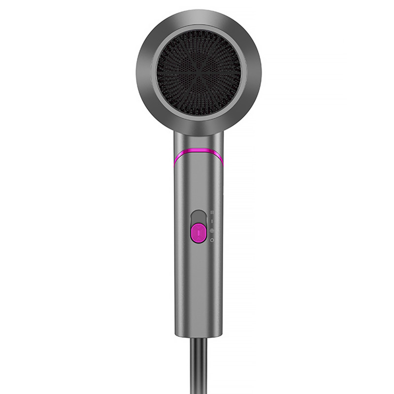 Уцінка Фен для волосся Hoco HP13 Plus Hot and cold air (1600W) (Розкрита упаковка / Rose Red) в магазині vchehle.ua