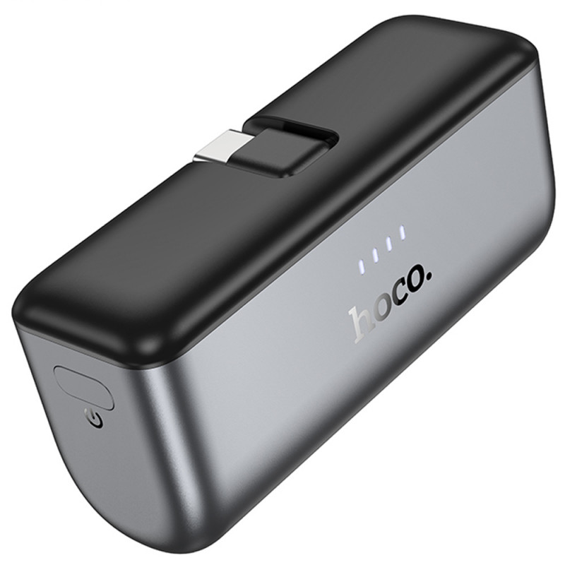Фото Уценка Портативное ЗУ Power Bank Hoco Q31 Ingenious PD20W Type-C 5000 mAh (Вскрытая упаковка / Black) на vchehle.ua
