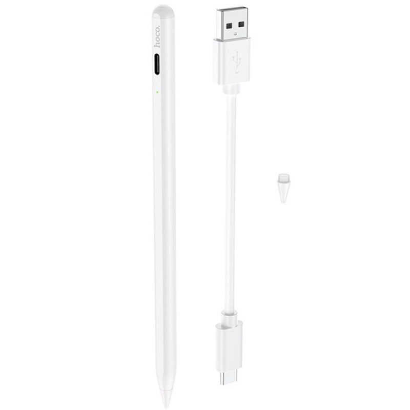 Фото Уценка Стилус Hoco GM102 for iPad (Поврежденная упаковка / Белый) на vchehle.ua