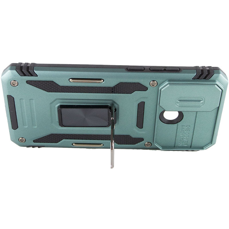 Купить Ударопрочный чехол Camshield Army Ring для Xiaomi Redmi 10C (Зеленый / Light Green) на vchehle.ua