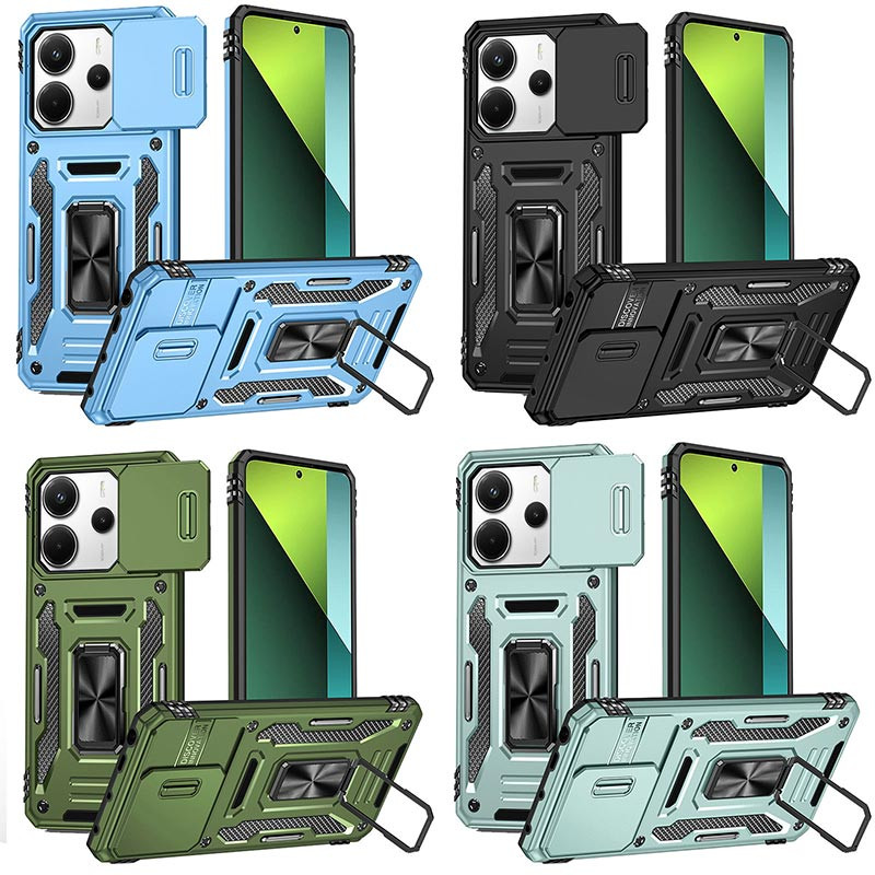 Удароміцний чохол Camshield Army Ring на Xiaomi Redmi Note 14 4G (Int. version) / 14 5G
