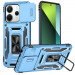Удароміцний чохол Camshield Army Ring на Xiaomi Redmi Note 14 4G (Int. version) / 14 5G (Блакитний / Light Blue)