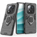 Замовити Ударостійкий чохол Transformer Ring for Magnet на Xiaomi Redmi Note 14 Pro 4G (Чорний / Soul Black) на vchehle.ua