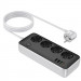 Купить Удлинитель Hoco AC22 Sunlight (PD30W/1C/3A/4xSocket) (1.5m) (Black) на vchehle.ua