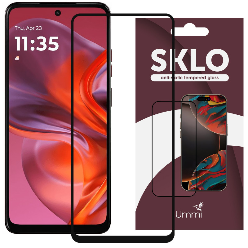 Захисне скло SKLO 3D на Motorola Moto G32