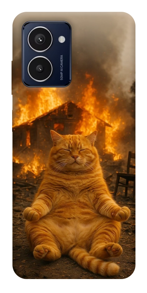 Чехол Burning cat для HMD Pulse Pro
