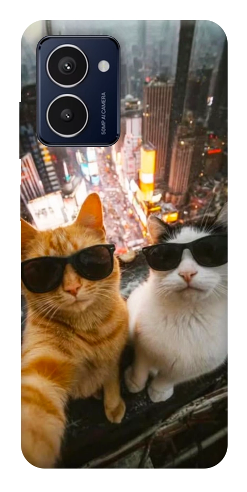 Чехол Cool cats city для HMD Pulse Pro