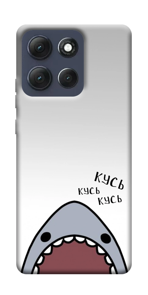 Чехол Акула кусь кусь для Motorola Moto G86 5G
