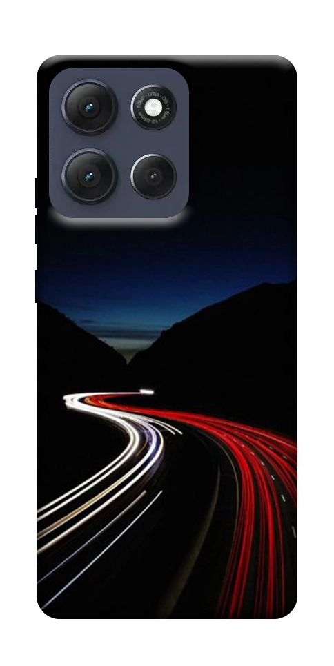 Чехол Красно-белая дорога для Motorola Moto G86 5G