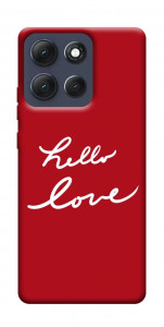 Чохол Hello love для Motorola Moto G86 5G