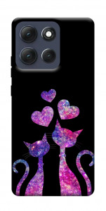 Чохол Космічні коти для Motorola Moto G86 5G
