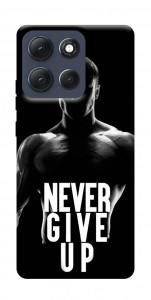 Чехол Never give up для Motorola Moto G86 5G