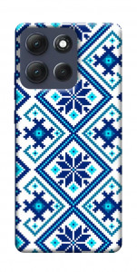 Чохол Синя вишиванка для Motorola Moto G86 5G