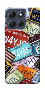 Чехол License plate для Motorola Moto G86 5G